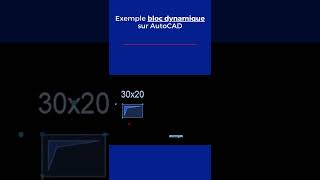 Exemple bloc dynamique sur AutoCAD [upl. by Andri]