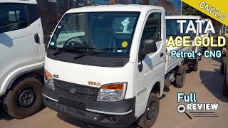 TATA ACE GOLD CNGPETROL Full review specification 2024 [upl. by Ahcropal]