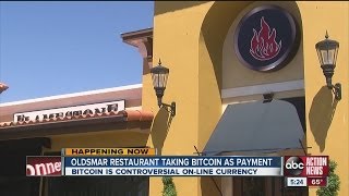 Oldsmar restaurant accepting bitcoin currency [upl. by Soni805]