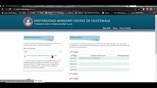 Como descargar mi Pensum de estudios de mi carrera en la Universidad Mariano Galvez UMG [upl. by Gerger397]