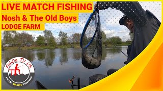 LIVE MATCH FISHING  LODGE FARM  LILLY POND  NOSH amp THE OLD BOYS  4th May 2021 [upl. by Spring]