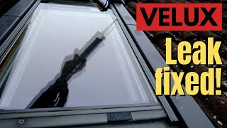 Leaky VELUX window fix  Cheap DIY solution for leaking VELUX skylights [upl. by Lefton]