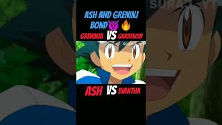 ASH VS DIANTHA  GRENINJA VS GARDEVOIR  anime pokemon ash pokemonshorts shortvideo shorts [upl. by Nalid]