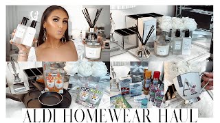 HUGE ALDI HOMEWEAR HAUL  CANDLES DIFFUSERS CLEANING amp MORE [upl. by Yram748]