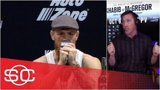 McGregor vs Khabib Basın Toplantısı TÜRKÇE [upl. by Atoiyanap620]