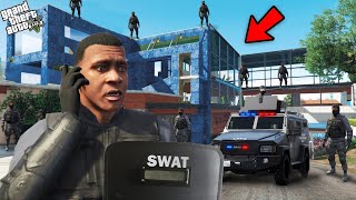 GTA 5  Franklin Becomes The Most Special Swat Soldier In GTA 5 GTA 5 Mods [upl. by Hcirdeirf151]