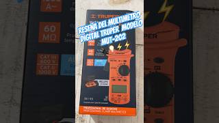 Multimetro con pinza amperimetrica Truper amperimetro multímetro truper electricidad eléctrico [upl. by Enayr485]