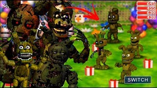 All Springtrap Mods FNaF World [upl. by Macintyre]