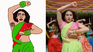 Chaka chaka song drawing meme  satrangi re  sara Ali  dhanush [upl. by Swanhilda]