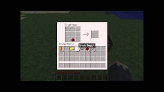 Minecraft beta 15 Powered Rail amp Detector Rail crafting recipe [upl. by Anibla224]