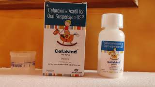 cefakind syrup cefuroxime axetil [upl. by Olra]