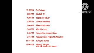 GMA Schedule August 4 2012 [upl. by Codel153]