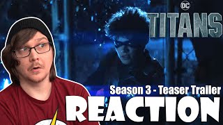 DCS TITANS  Season 3 Teaser Trailer Reaction [upl. by Yejus267]