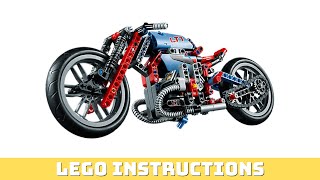 LEGO instructions  Technic  42036 Bmodel  Retro Bike [upl. by Sivahc]