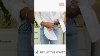 HOW TO TIE A SHIRT AROUND YOUR WAIST [upl. by Botti]