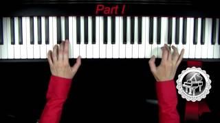 JS BACH  Arioso Piano Tutorial SLOW part 1 [upl. by Ardnalahs42]