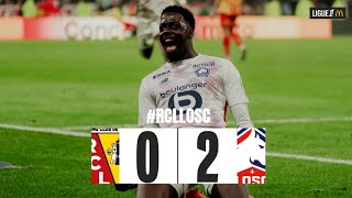 Lens  Lille 02 Résumé Ligue 1 202425 [upl. by Atinit68]