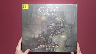 Tainted Grail Kings of Ruin  Wyrd Encounters  Unboxing [upl. by Eyar561]