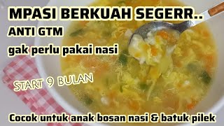 MPASI BERKUAH SEGER ANTI GTM 9 BULAN  UNTUK ANAK BOSAN NASI amp BATUK PILEK [upl. by Epoh709]