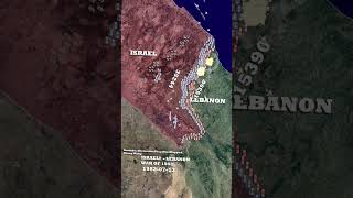 Israeli Lebanon War Timelapse Map 1982 [upl. by Herra689]