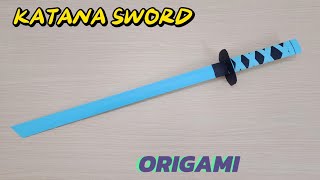 HOW TO MAKE A NINJA KATANA SWORD JAPAN OUT OF PAPER [upl. by Gail]