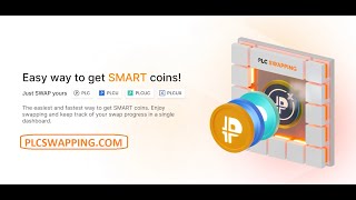 HOW TO SWAP YOUR VARIOUS COINS TO SMART COIN ON PLCSWAPPINGCOM [upl. by Lednahc701]