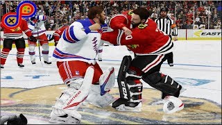 NHL Goalie Fights 2017 [upl. by Eimyaj]