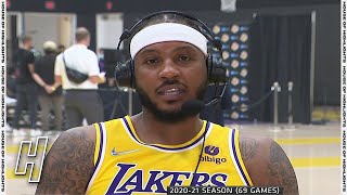 Carmelo Anthony Media Day Full Interview  2021 Lakers Media Day [upl. by Norine]