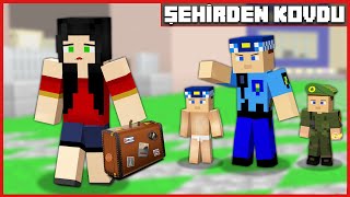 KEREM KOMİSER ÜVEY ANNE CERENİ ŞEHİRDEN KOVDU 😱  Minecraft ZENGİN FAKİR HAYATI [upl. by Tripp885]