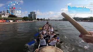 Dragonboat races  FFM Museumsuferfest 2024  MixedSport  2 Vorlauf  Frankforter Dorschenanner [upl. by Rosmunda207]