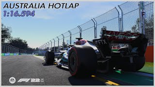 F1 22 Australia Hotlap TT 116594 4K [upl. by Perron914]