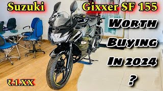 Suzuki Gixxer SF 155 Bs6 2024 Model NewUpdate Price Mileage Features Full Detail [upl. by Asselem400]