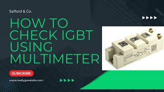 How to check IGBT using multimeter in Hindi [upl. by Enahpets]