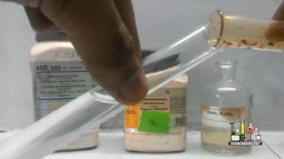 Chromyl Chloride Test using Potassium Chloride [upl. by Schiro]