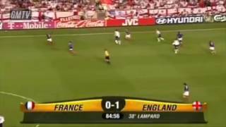 France Angleterre 2004 les buts de Zidane [upl. by Vincelette181]