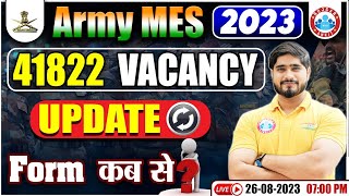 Army MES Vacancy Update  Army MES Form Date Latest Update  Army MES Vacancy Complete Information [upl. by Yelir975]