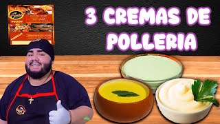 LAS 3 CREMAS INFALTABLES DE POLLERIA 👨‍🍳❤ AJI CAUSA [upl. by Aed]