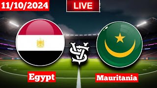 Egypt Vs Mauritania  CAF Africa Cup of Nations 🛑 Live Match Score [upl. by Valerlan]