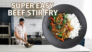 Easy Beef Stir Fry Recipe [upl. by Semajwerdna]