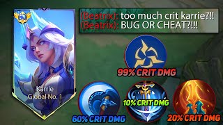 FINALLY KARRIE CRITICAL BUILD IS BACK🔥 HERES THE REASONS WHY must try KARRIE BEST BUILD 2024 [upl. by Stacie]