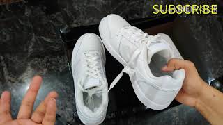 NIKE WHITE SNEAKERS  EBERNON LOW WHITE SNEAKER FOR MEN  UNBOXING amp REVIEW [upl. by Weidar]