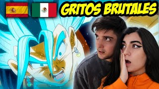 ESPAÑOLES REACCIONAN A DRAGON BALL LATINO VS ESPAÑOL  🔥VEGETTO VS ZAMASU🔥🐲DRAGON BALL SUPER🐲 [upl. by Ehlke]