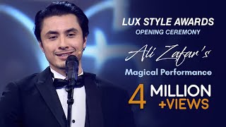 Ali Zafar Lux Style Awards Opening Ceremony Magical Performance [upl. by Neirb485]