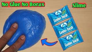 How To Make Slime With Chewing Gum l How To Make Slime Without Glue or Activator l No Glue ASMR [upl. by Aekahs]