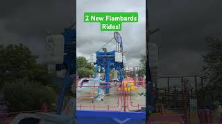 2 New Rides  Flambards Theme Park themepark newride flambards cornwall [upl. by Alphonsine]