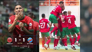 Morocco vs DRC 11 AFCON 2024 Highlights  Hakimi goal [upl. by Hein]