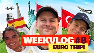 WEEKVLOG 8 BROODJESTESTER EURO TRIP IN 3 VERSCHILLENDE LANDEN 😱✈️ [upl. by Edaj]