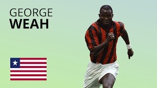 George Weah Amizing GoalsSkills Passesamp Assists Carrier Compilation HD [upl. by Bounds]