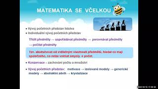 Včelka webinář matematika  1632022 [upl. by Nylakcaj]