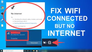 How To Fix WiFi Connected But No Internet Access On Windows 10  5 Ways [upl. by Chlores25]